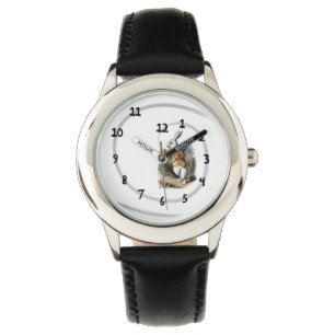 Montre blanche de lapin