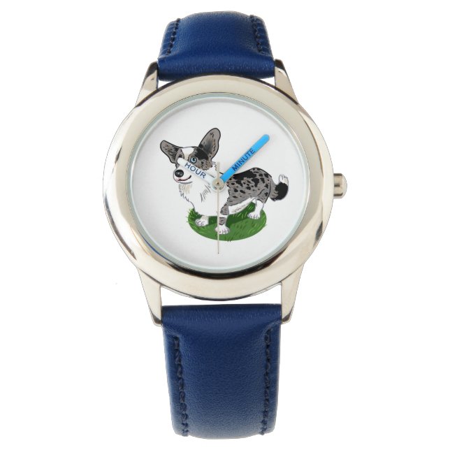 Montre bleu cool ( merle ) ! (devant)