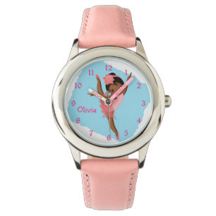 Montre Bleu et rose afro-américain