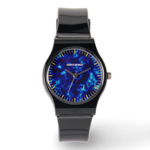 Montre Bleu foncé