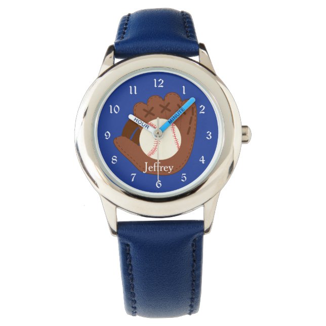 Montre Blue Baseball Mitt Kids (devant)