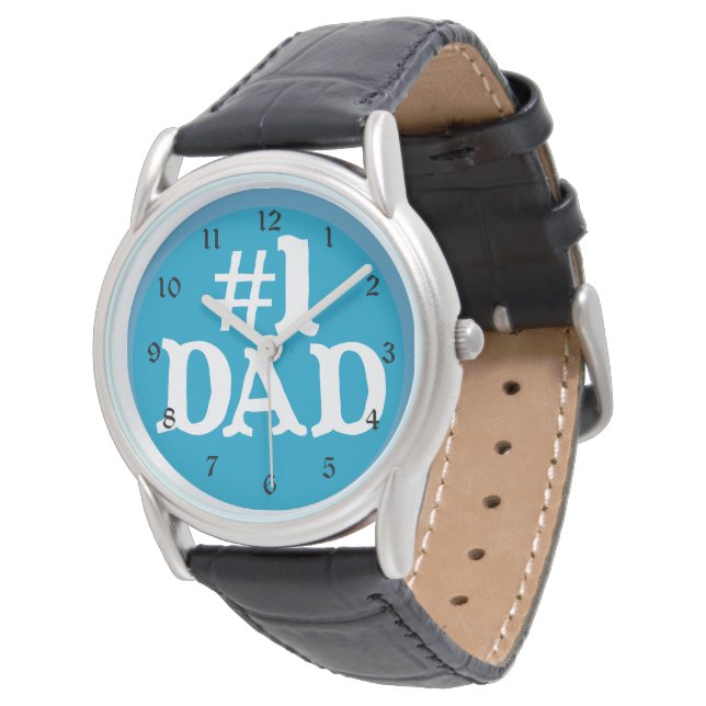 Montre Blue Best Papa (Incliné)