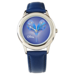 Montre Blue budgie - personnalisez-le !