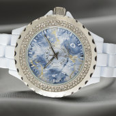 Montre Blue Marble avec chiffres arabes – Élégant