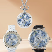 Montre Blue Marble avec chiffres arabes – Élégant