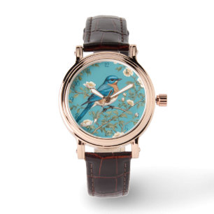 Montre Bluebird William Morris Inspiré Turquois