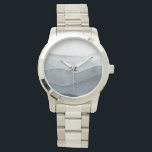 Montre Blustering Grey Valley<br><div class="desc">Blustering Valley I par Grace Popp. Gris et formes douces se côtoient pour créer des vallées et de petites collines.</div>