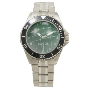 Montre Bocal vert boule moderne résine réaliste design 