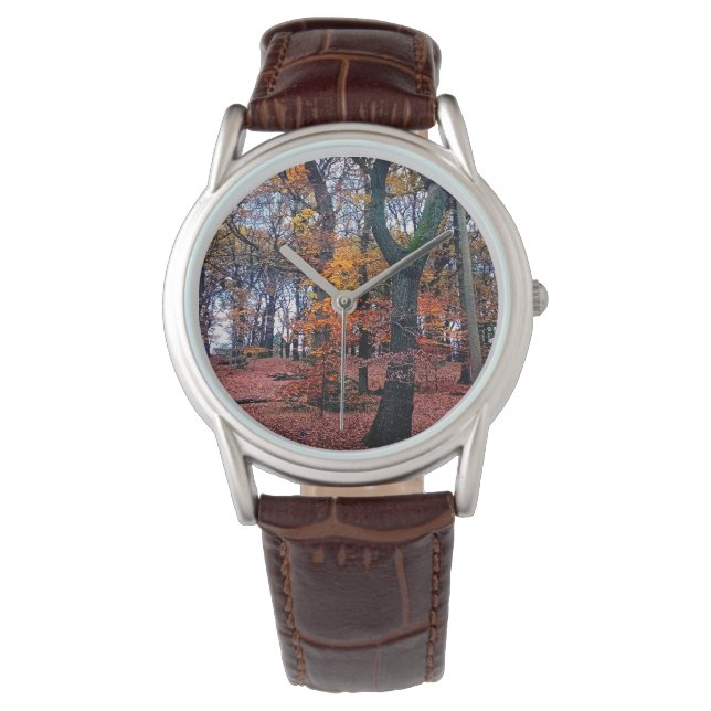 Montre Bois d'automne (devant)