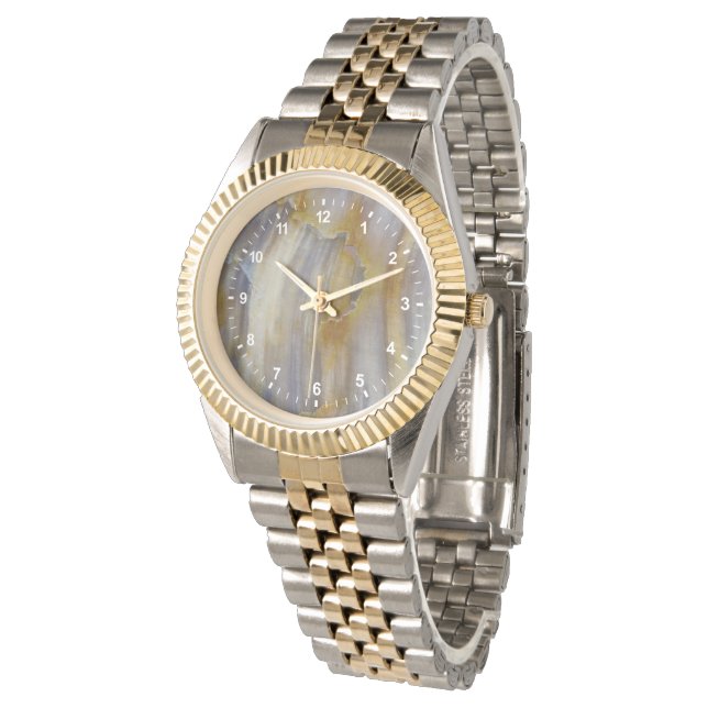 Montre Bois petrifié lourd (Incliné)