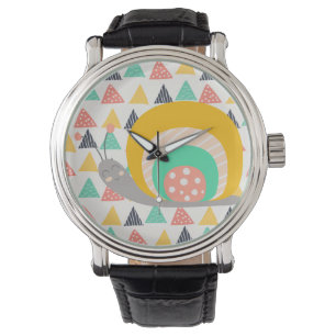 Montre Bon escargot sur les triangles
