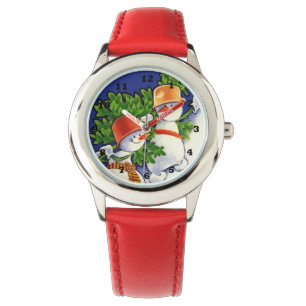 Montre bonhomme de Noël