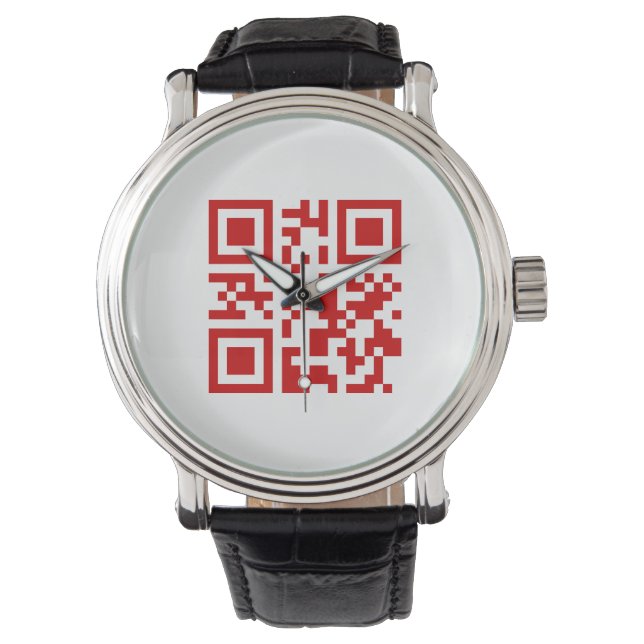 Montre Bonne année ! — Code QR (devant)