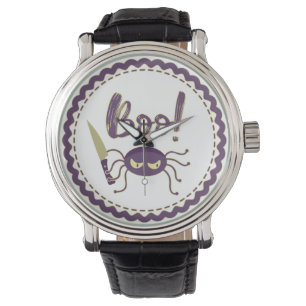 Montre Boo drôle Halloween personnage d'araignée main