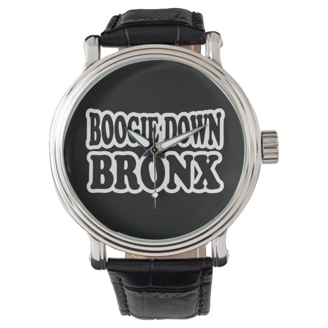 Montre Boogie Down Bronx, NYC (devant)