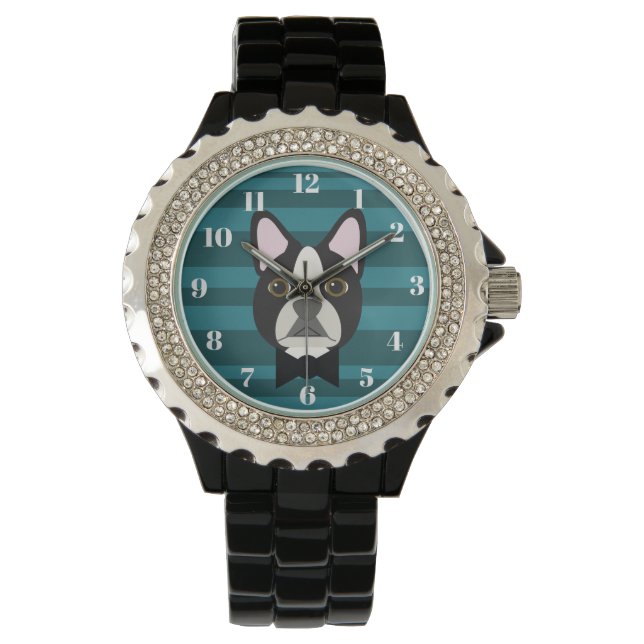Montre Boston Terrier (devant)
