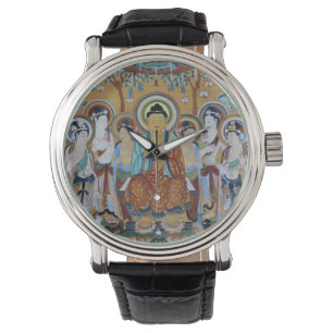 Montre Bouddha a entouré par bodhisattva
