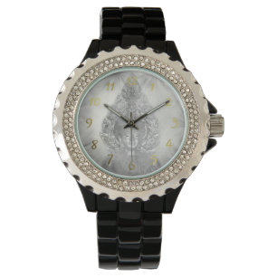 Montre bouddha en argent