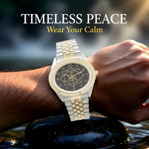 Montre Bouddha faisant la méditation spirituelle