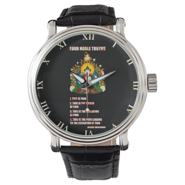 Montre Bouddhisme 4 Noble Truth Bouddha Teachings (devant)