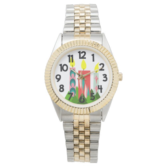 Montre Bougies de Noël (devant)