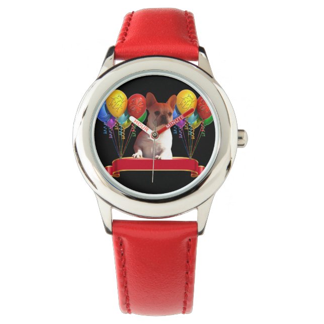 Montre Bouledogue français ballon French Bulldog (devant)