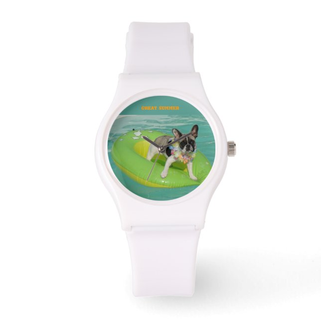 Montre Bouledogue français été French Bulldog (Recto)