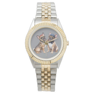Montre Bouledogues français dans l'amour Bouledogue franç