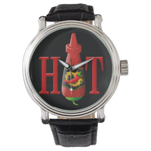 Montre Bouteille de sauce chaude