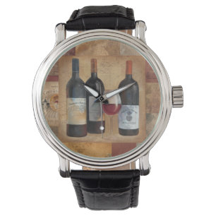 Montre Bouteilles à vin avec verre
