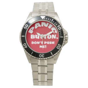 Montre Bouton de panique Ne pas me pousser à regarder