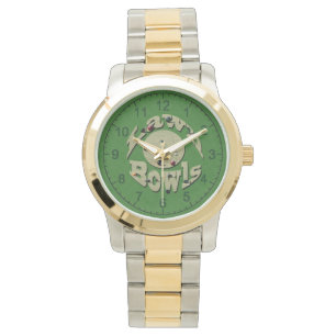 Montre Bowles de pelouse Denim vertes, Wristwatch Mens