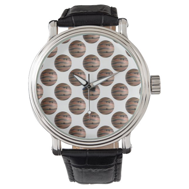 Montre Bowling Ball Tiger Orange (devant)