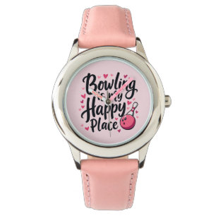 Montre Bowling Lover Cute Retro esthétique Sports Design