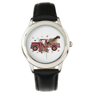 Montre Boxer Citrouille Camion Halloween Thanksgiving Cad