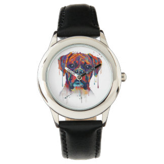 Montre Boxer Face Enfant Watch Anniversaire Cadeau pour v