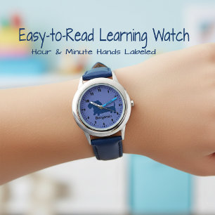 Montre Boys First Watch - Dachshund Thème & Personnalisé