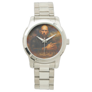 Montre Bracelet Argent Oversize Andrew Tate