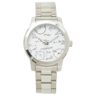 Montre-bracelet argenté surdimensionné