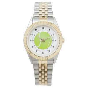 Montre Bracelet Bicolore Ballon de Tennis Femme