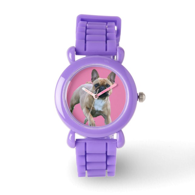 Montre bracelet Bouledogue français (Recto)