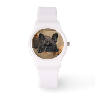 Montre bracelet Bouledogue français