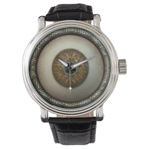 Montre-bracelet de globe oculaire