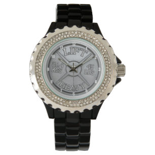 Montre-bracelet de plat d'haltère - soulevez lour