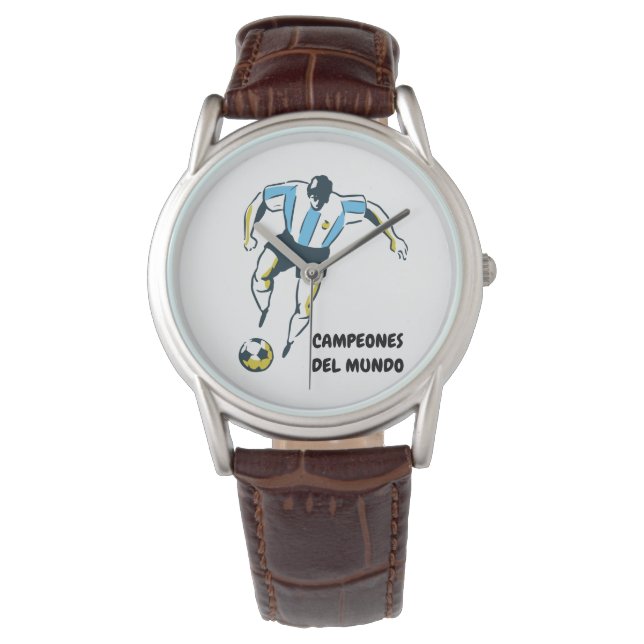 Montre-bracelet du champion mondial d'Argentine (devant)