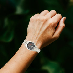 Montre Bracelet en Argent Unisex surdimensionné Tennis