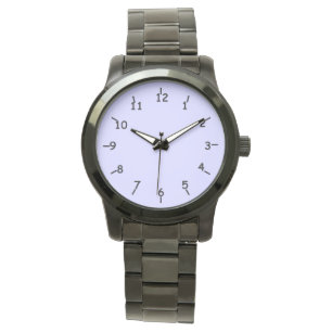 Montre Bracelet noir surdimensionné