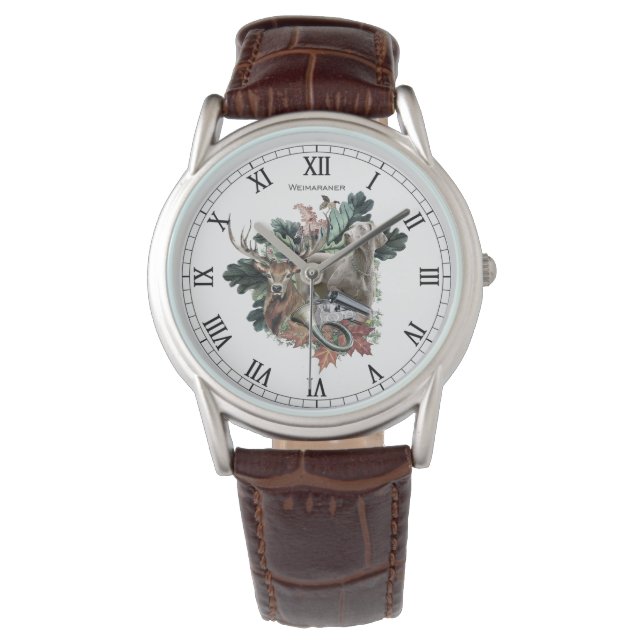 Montre Braque de Weimar, "Fantôme Gris"  (devant)