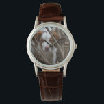 Montre Bretagne Classique Cuir Brown<br><div class="desc">Une Bretagne faisant ce qu'il aime le mieux.</div>