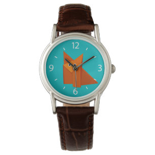 Montre Bright Cute Origami Fox